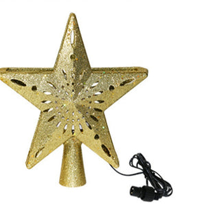 Christmas Tree Top Light Star Snowflake