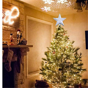 Christmas Tree Top Light Star Snowflake