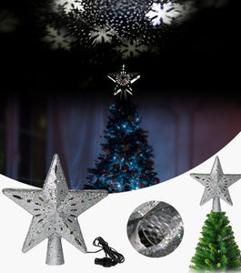 Christmas Tree Top Light Star Snowflake